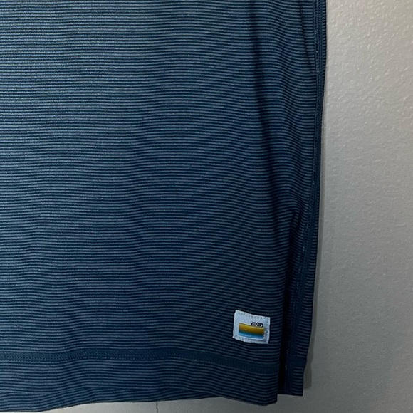 Vuori Men's Slate Blue Short Sleeve Tee - Picture 3 of 5